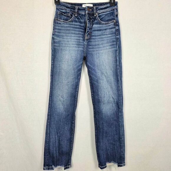 BKE Billie High Rise Cropped Straight Jeans 28x28 - Picture 1 of 9